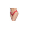 String brésilien rouge en dentelle grande taille 